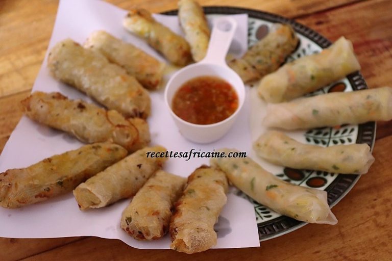 Les Nems et la sauce pour Nems Recettes Africaines