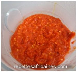 Recette de purée de piment (Pili Pili)